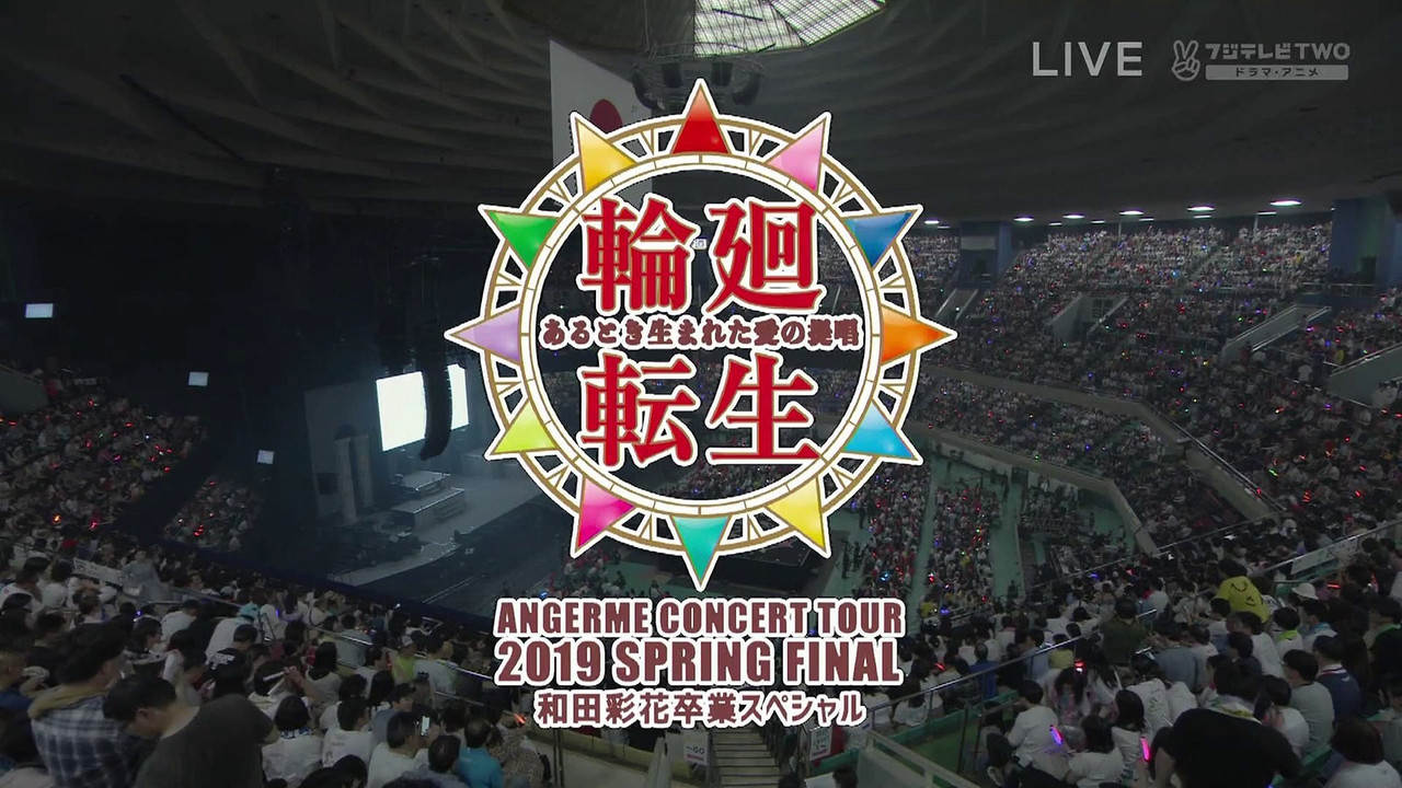 ANGERME Concert Tour 2019 Haru Final backdrop