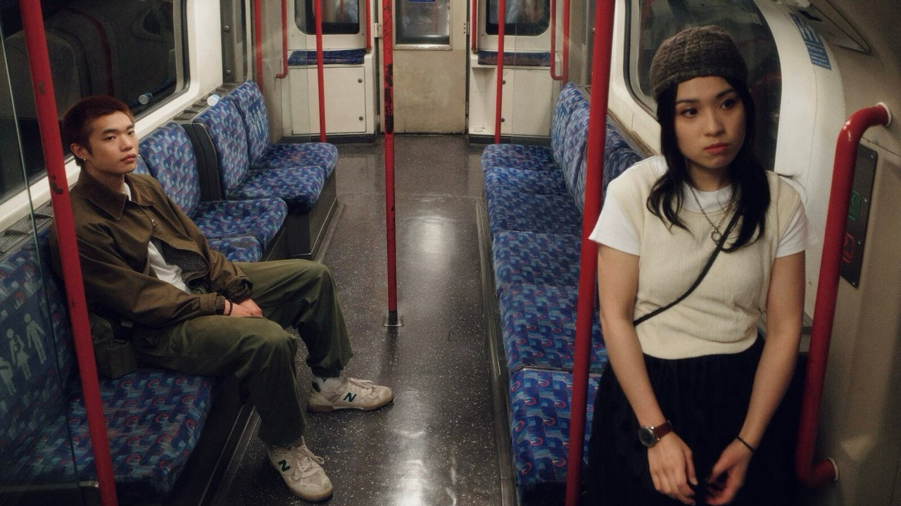 Travelling on the Night Tube, Thinking About Iced Lemon Tea, Less Sugar backdrop