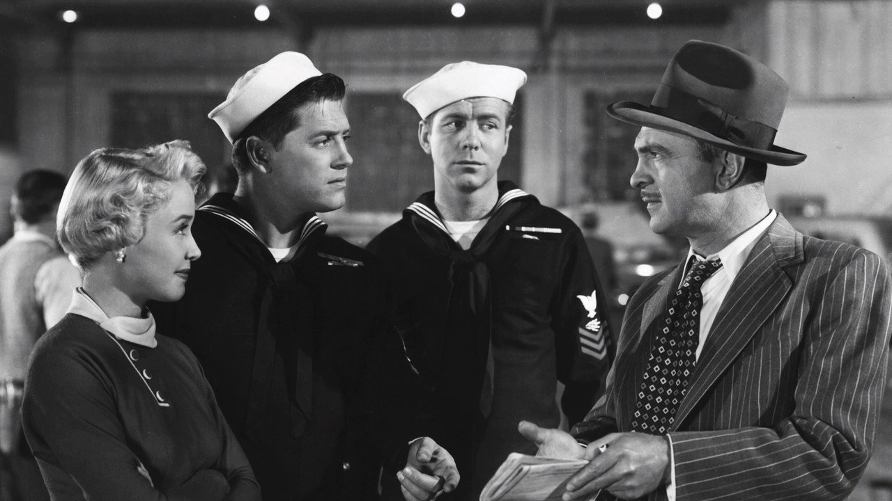Three Sailors and a Girl backdrop