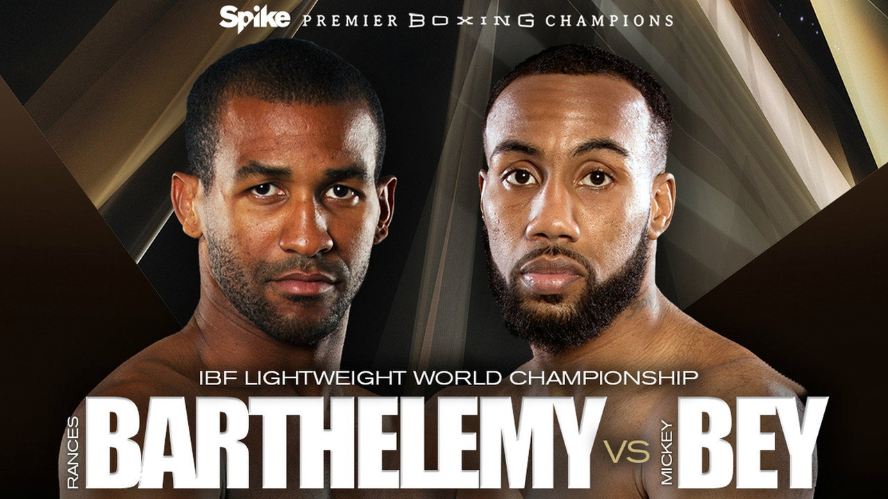 Rances Barthelemy vs. Mickey Bey backdrop