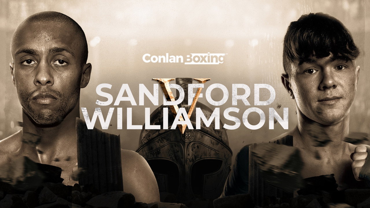 Josh Sandford vs. Aidan Williamson backdrop
