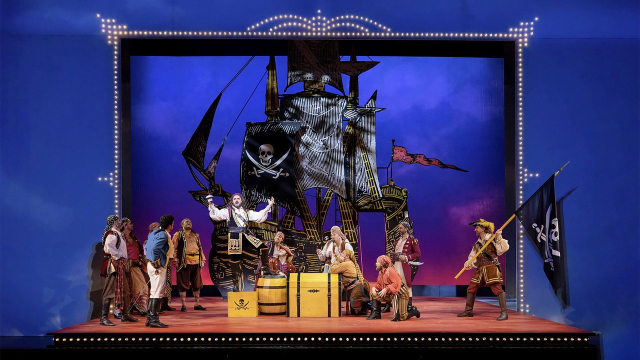 The Pirates of Penzance backdrop