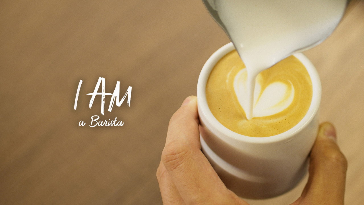 I AM a Barista backdrop