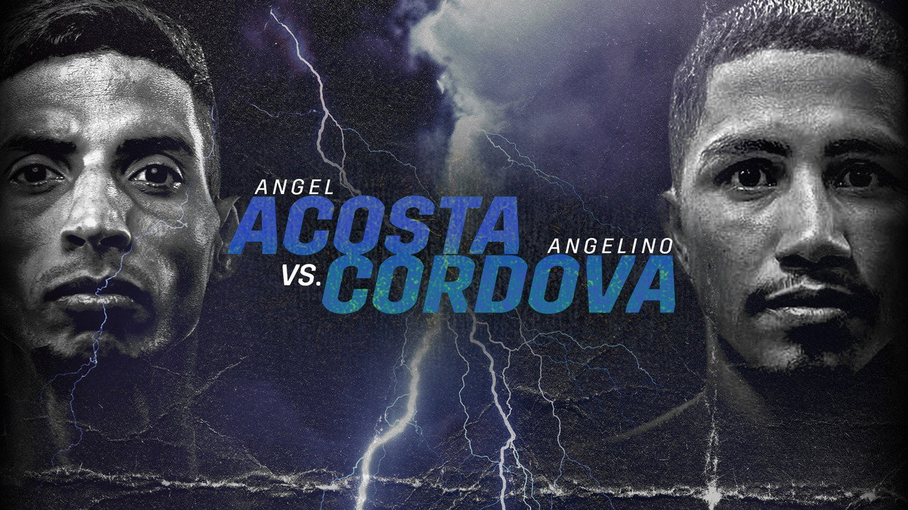 Angel Acosta vs. Angelino Cordova backdrop