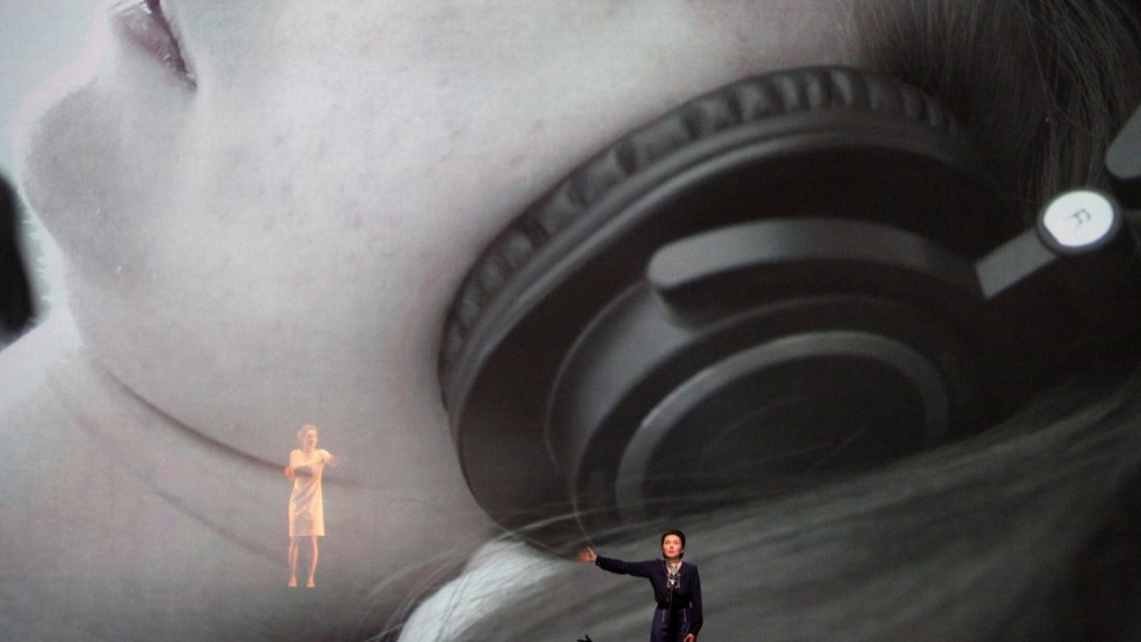 Orpheus and Eurydice backdrop