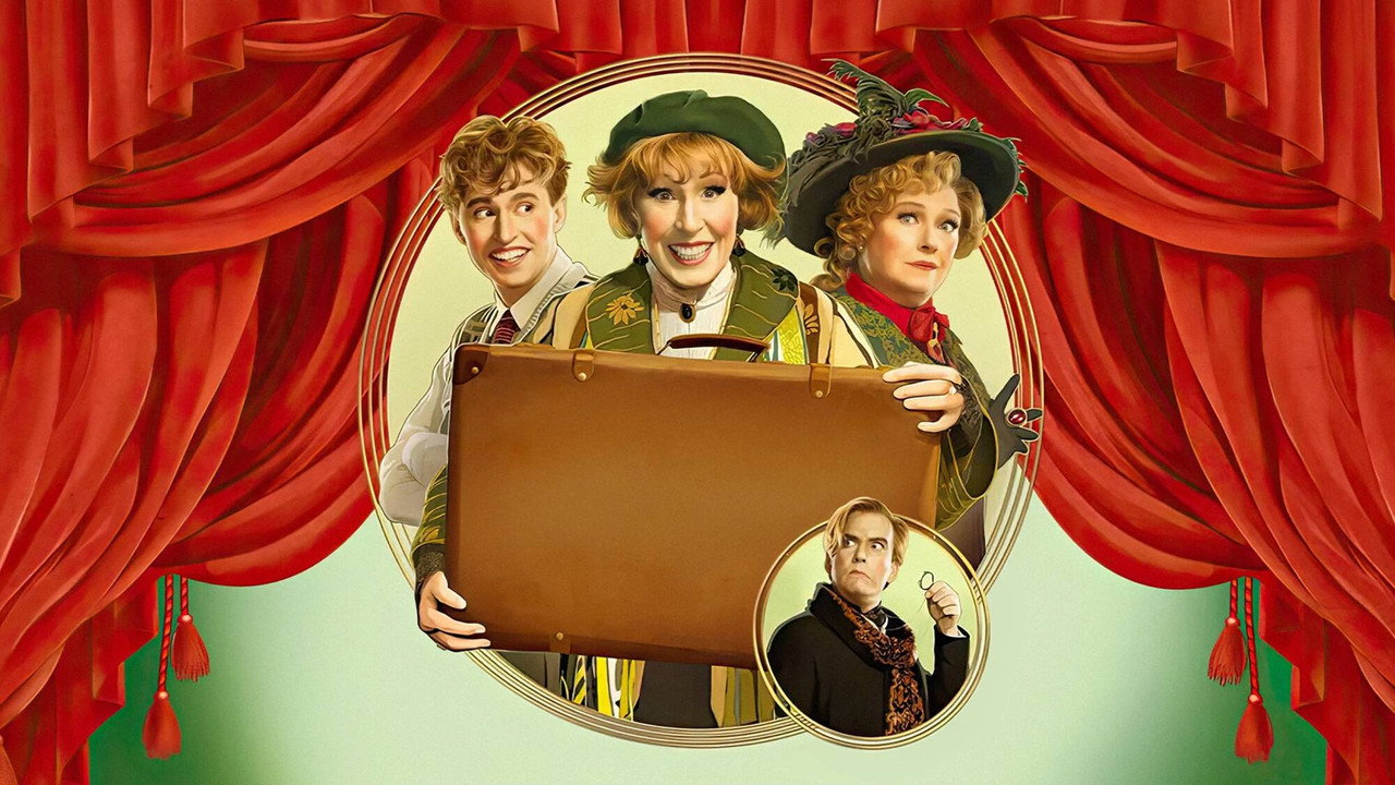 Ett resande teatersällskap backdrop
