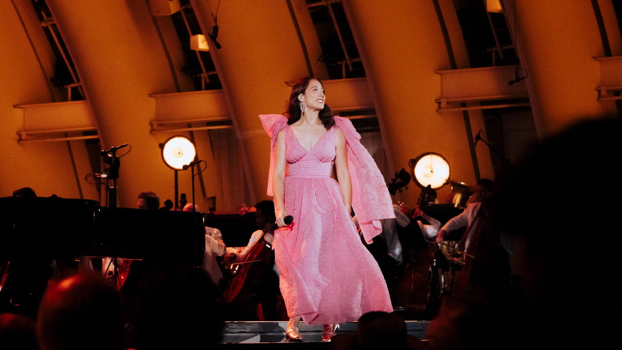Laufey's A Night at the Symphony: Hollywood Bowl backdrop