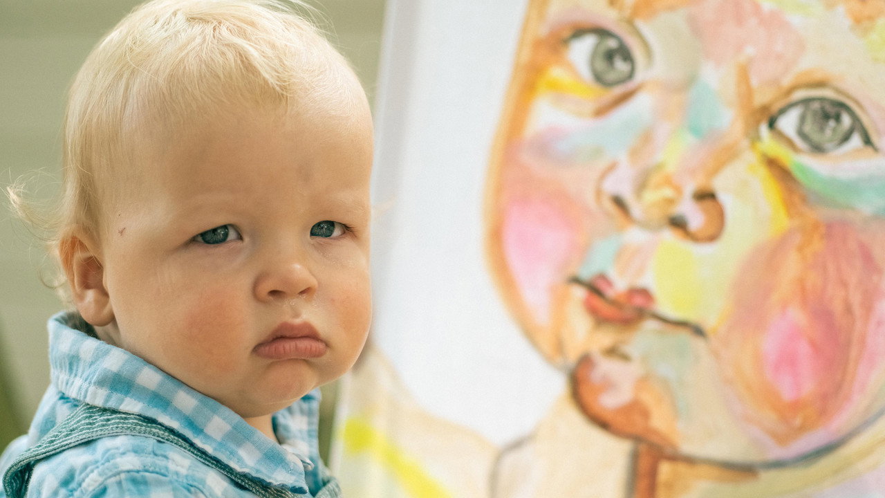 Art Baby backdrop