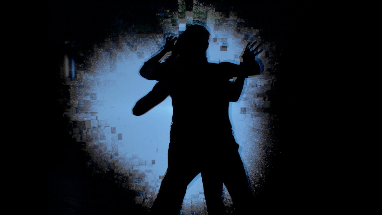 Neon Blue backdrop