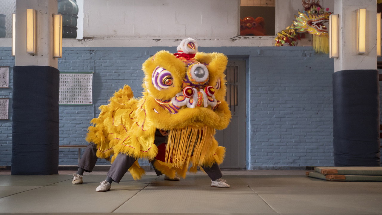 Kung Fu Lion backdrop