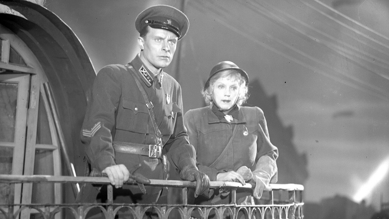 Six O'Clock in the Evening After the War backdrop