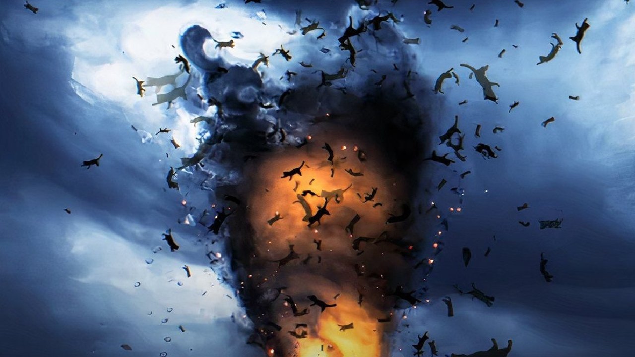 Catnado backdrop