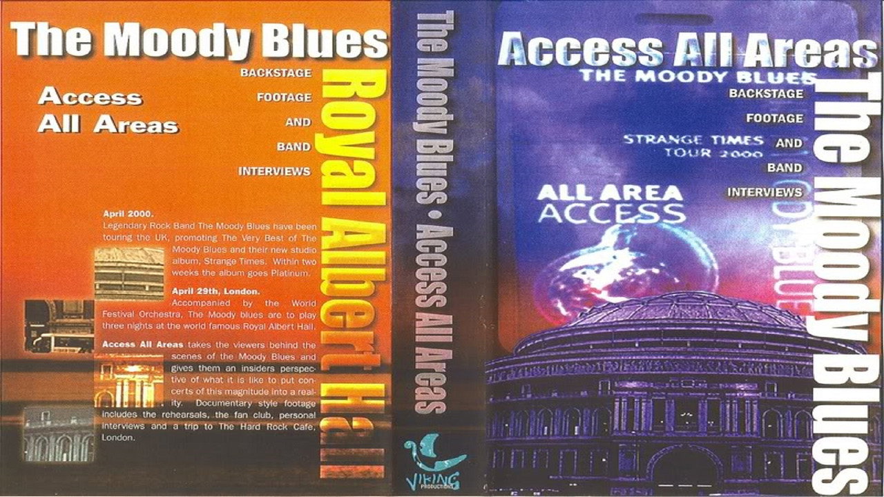 The Moody Blues - Access All Areas backdrop