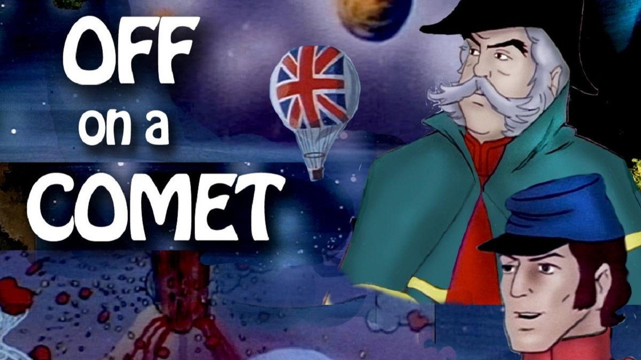 Off on a Comet backdrop