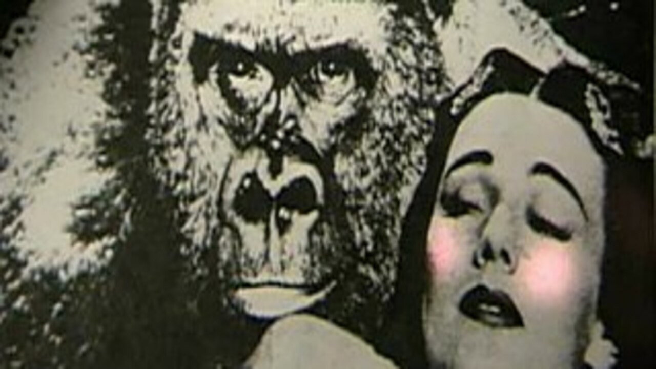 The Eiffel Tower, King Kong and the White Woman backdrop