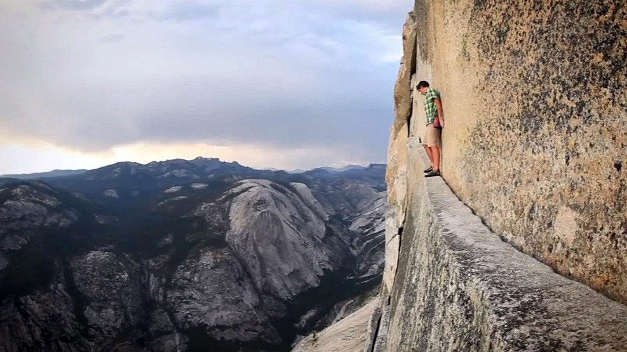 Alone On The Wall backdrop
