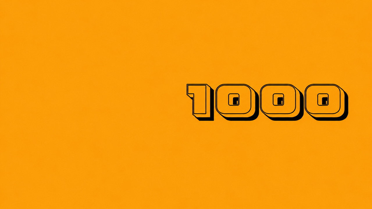 1000 backdrop