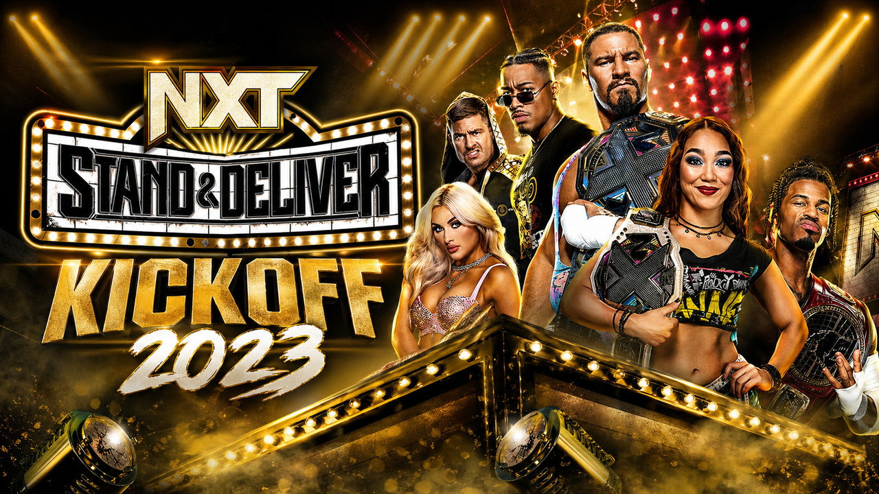 WWE NXT Stand & Deliver Kickoff backdrop