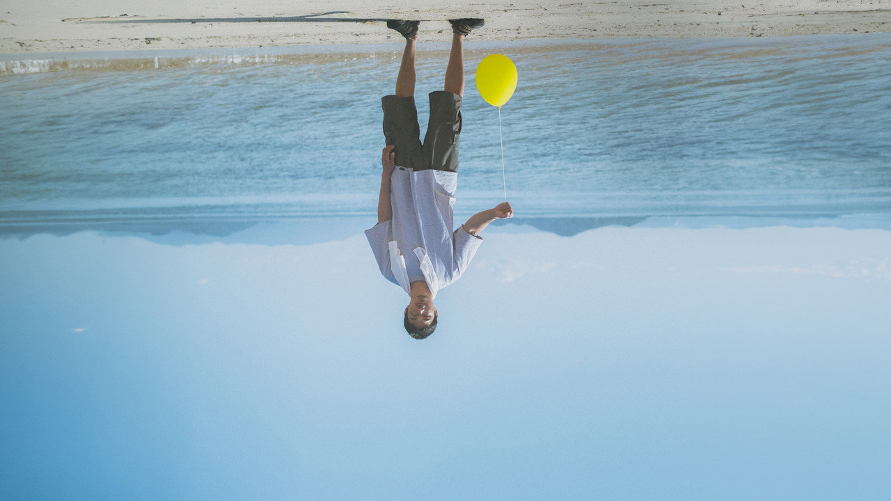 Trapped Balloon backdrop