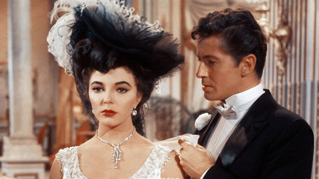 The Girl in the Red Velvet Swing backdrop