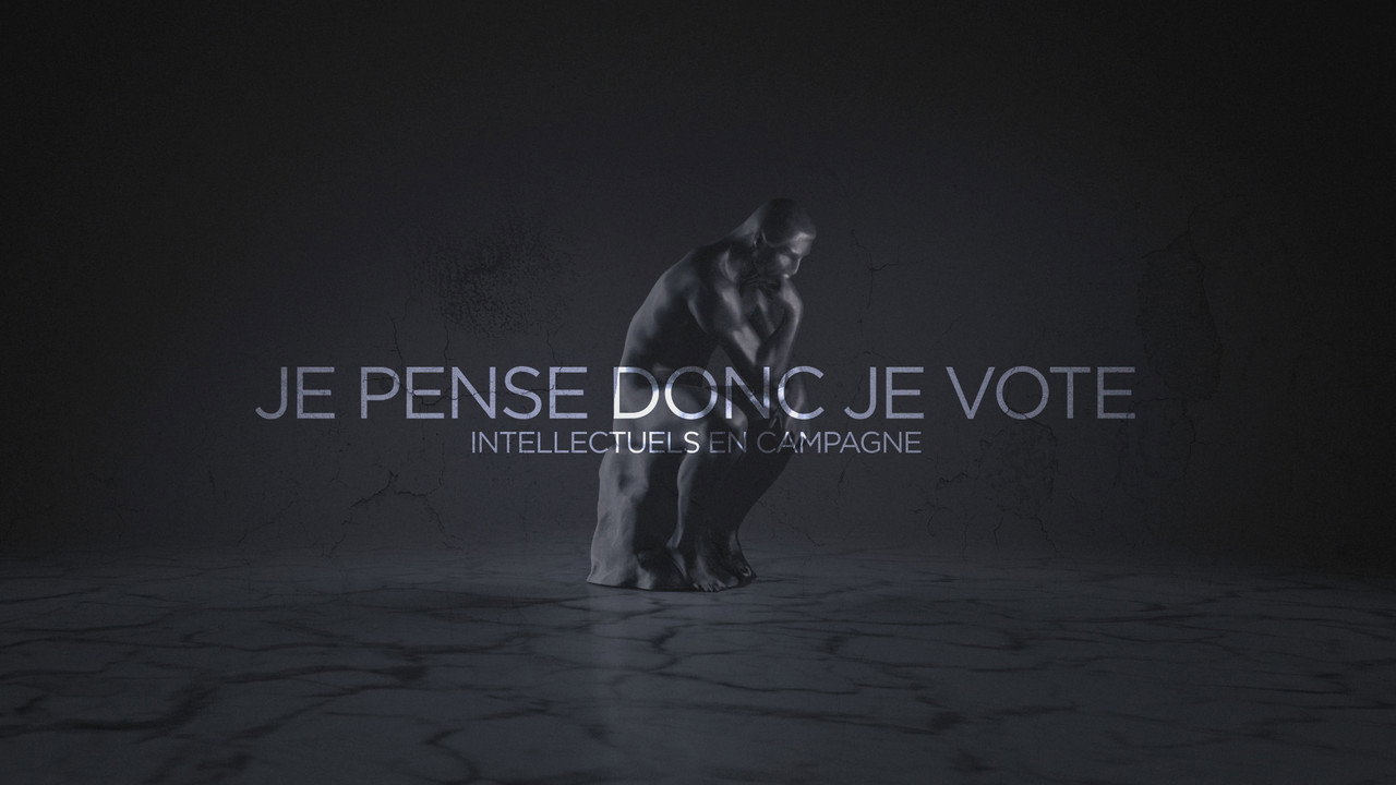 Je pense donc je vote : Intellectuels en campagne backdrop