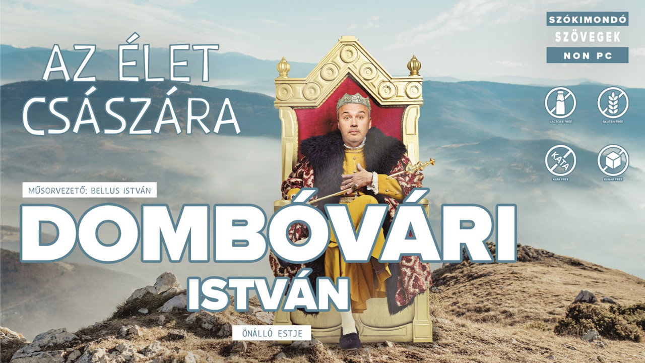 Az élet császára - Dombóvári István önálló estje backdrop