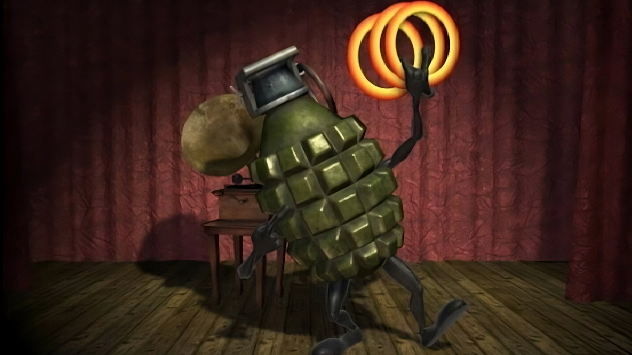 The Astounding Talents of Mr. Grenade backdrop