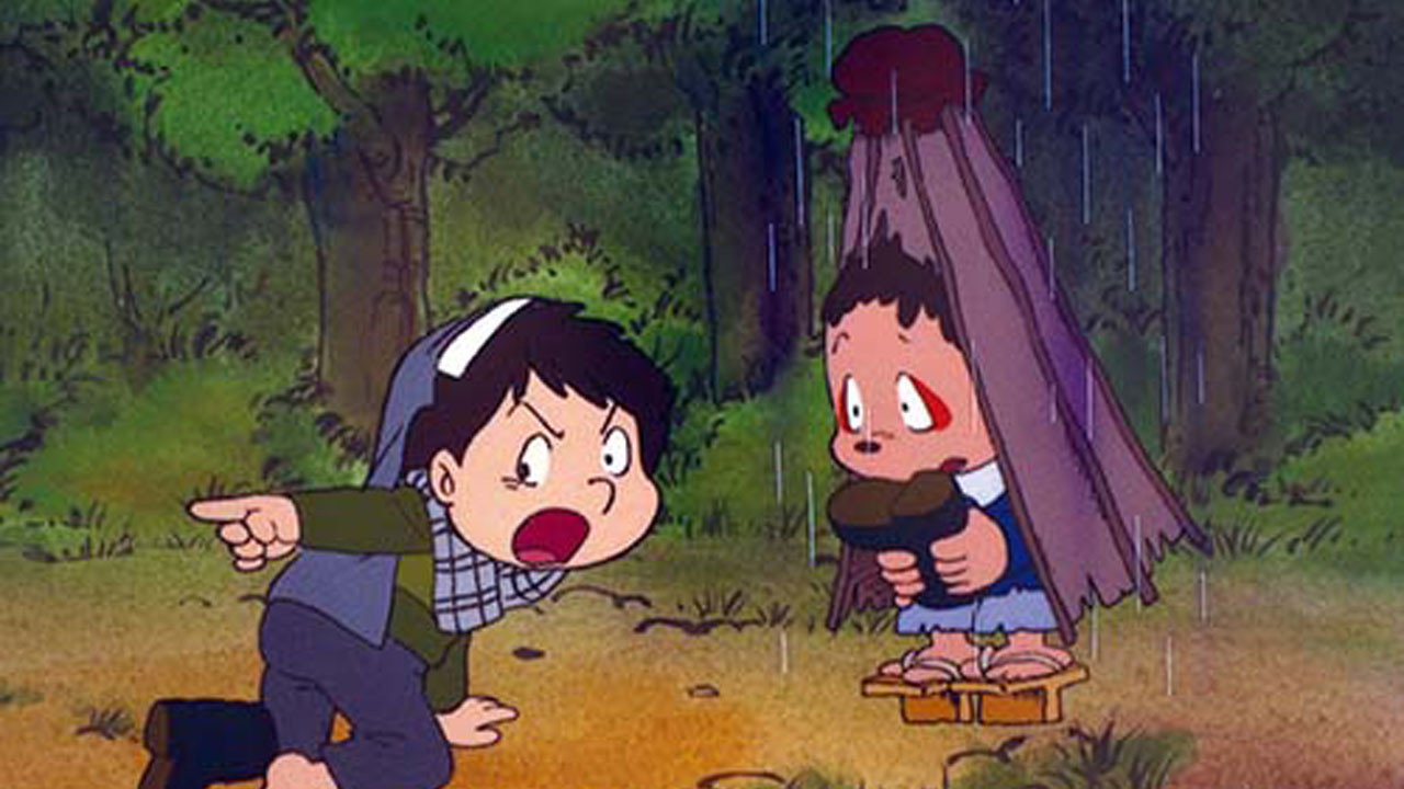 Rain Boy backdrop