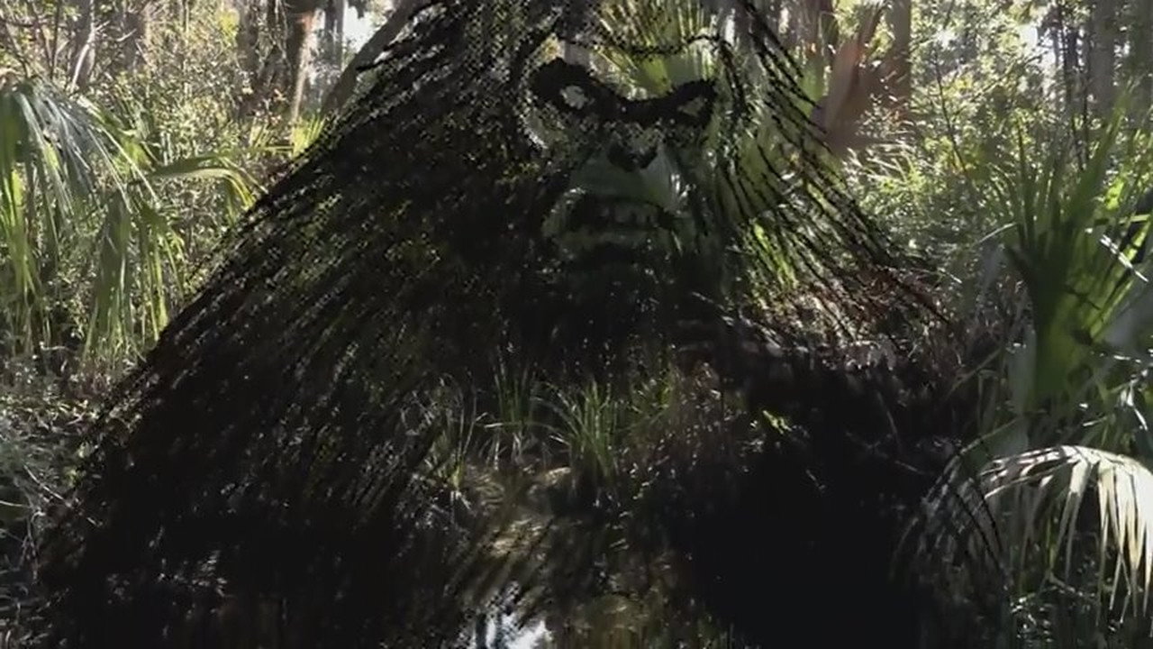 The Skunk Ape Lives backdrop