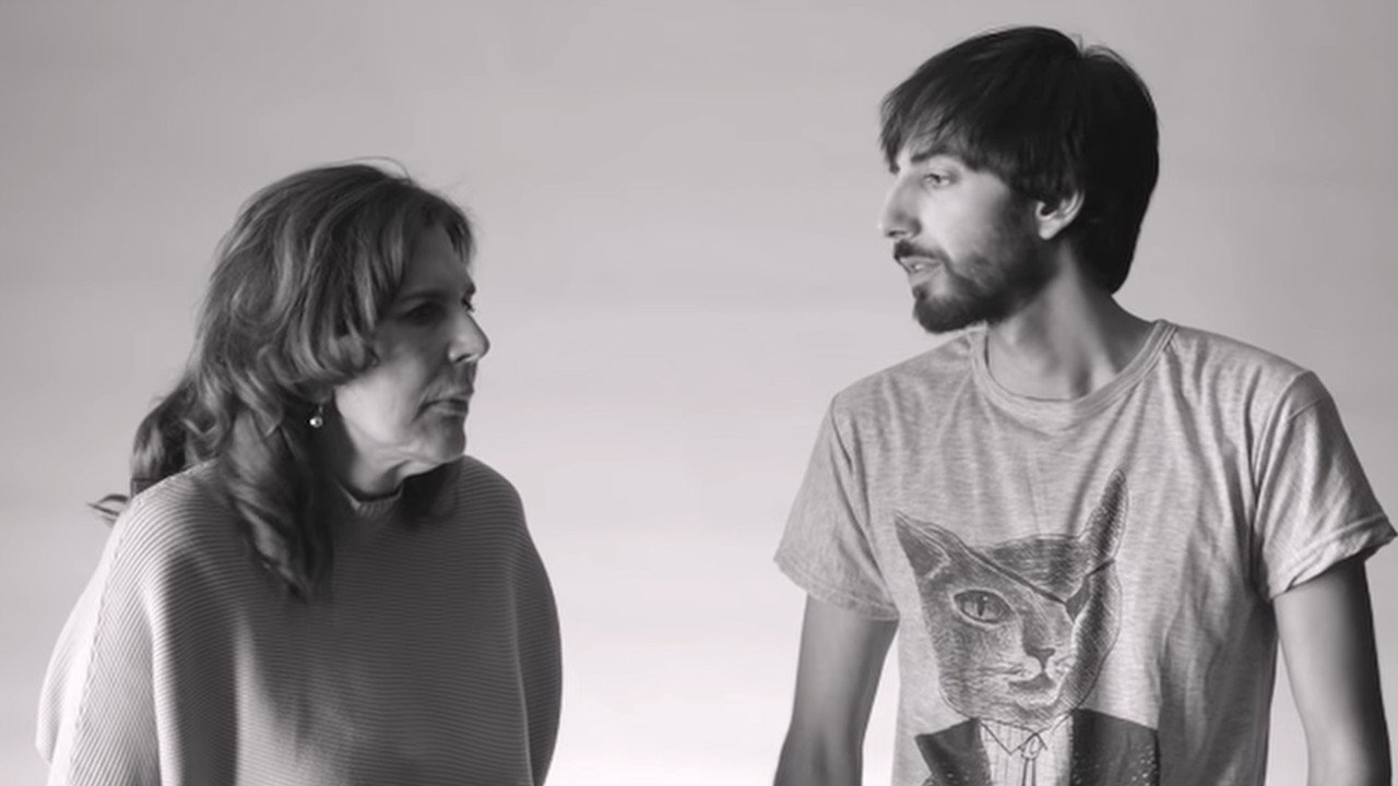 Madre e hijo backdrop