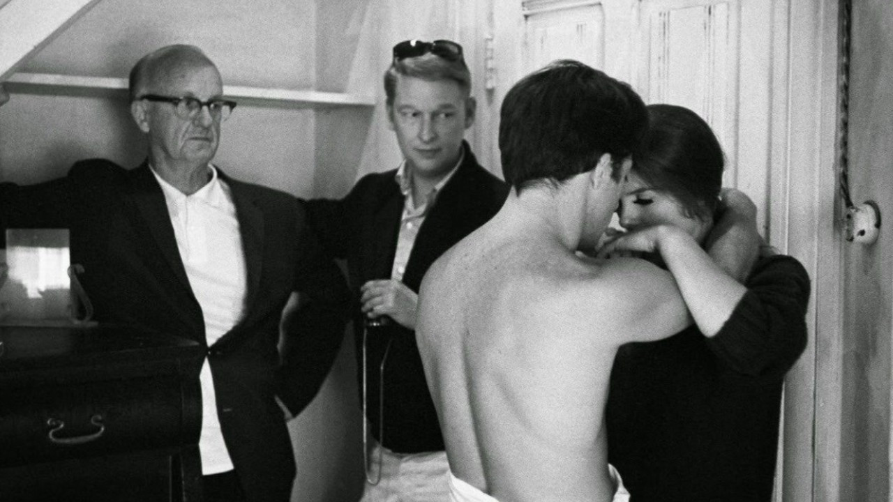 Students of 'The Graduate' backdrop
