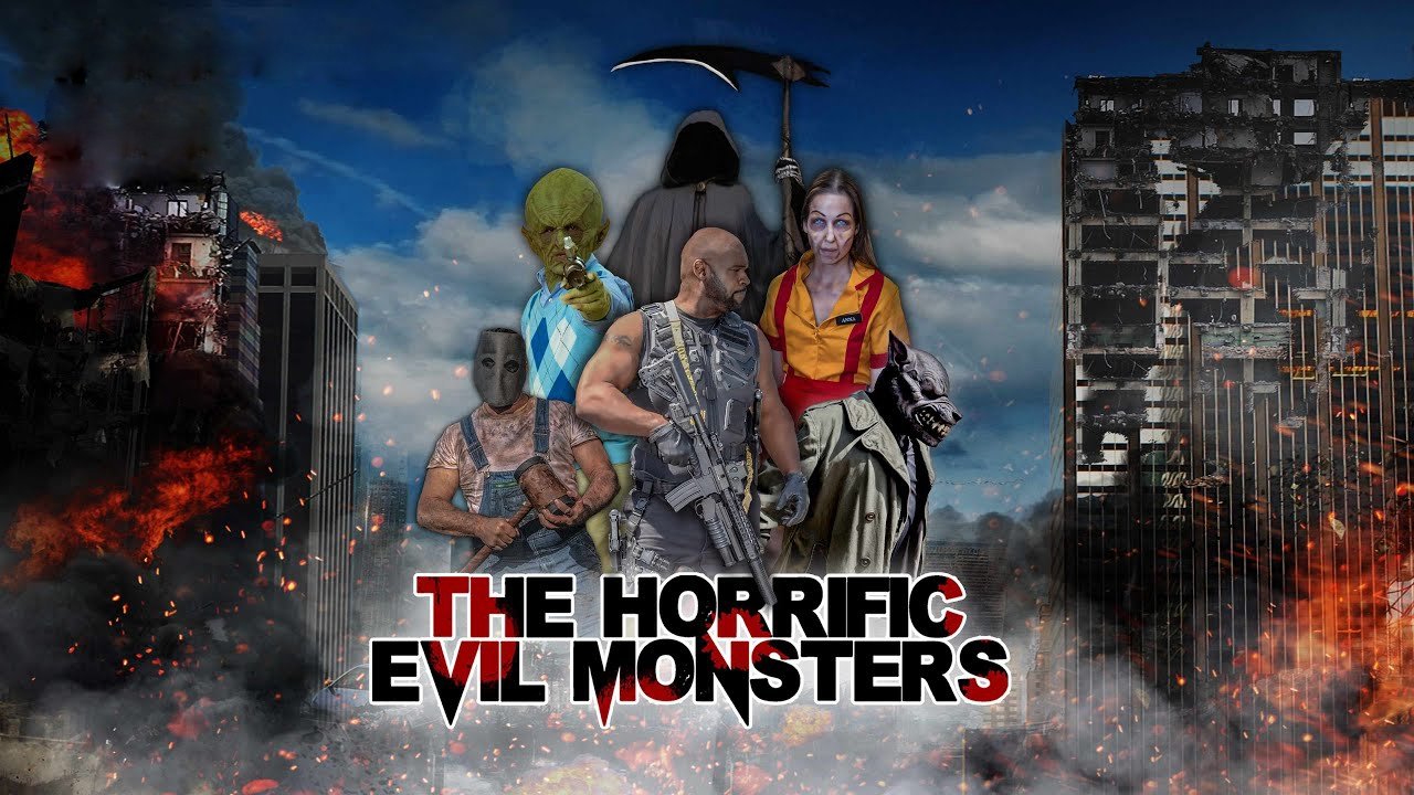 The Horrific Evil Monsters backdrop