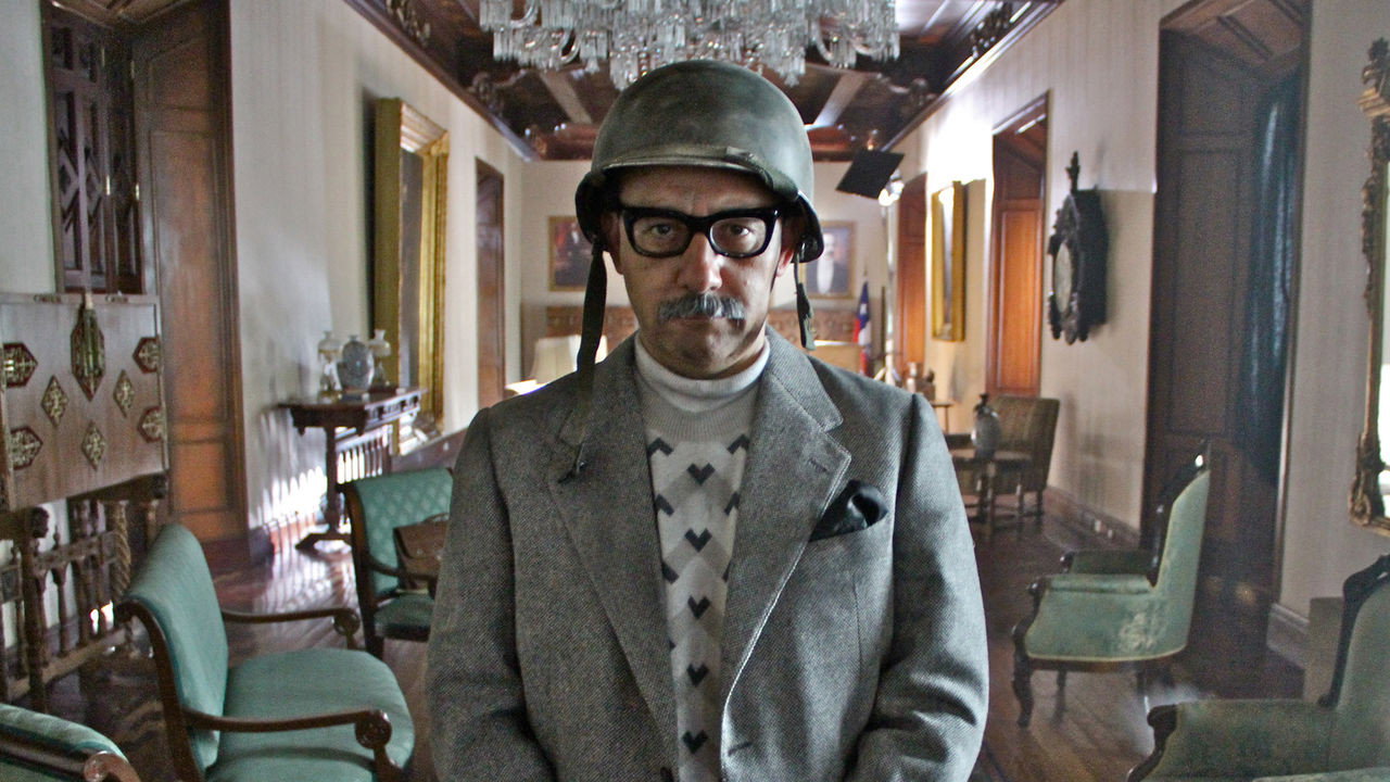 Allende in His Maze backdrop