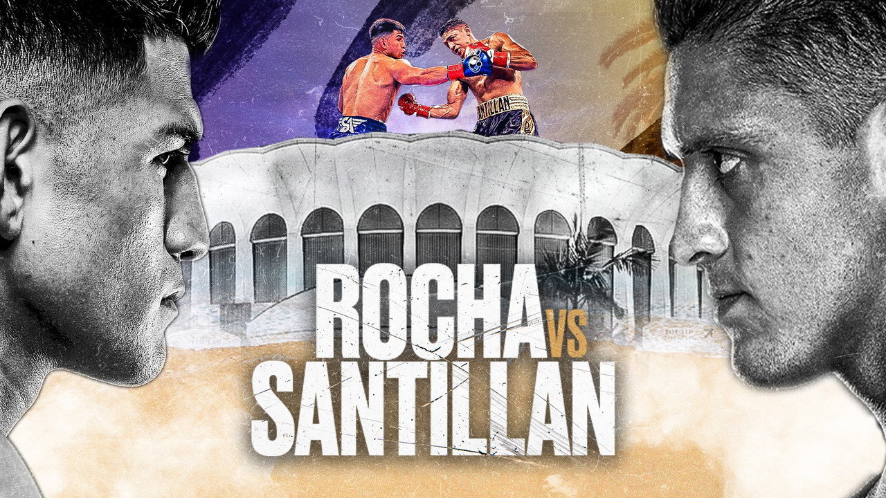 Alexis Rocha vs. Giovani Santillan backdrop