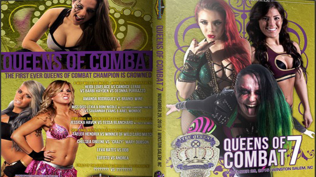 Queens Of Combat QOC 7 backdrop