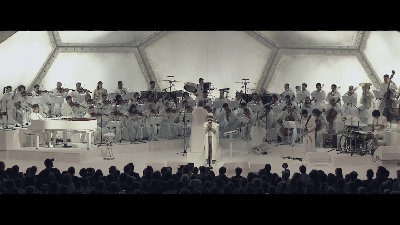 Woodkid - Live at Montreux 15.07.2016 backdrop
