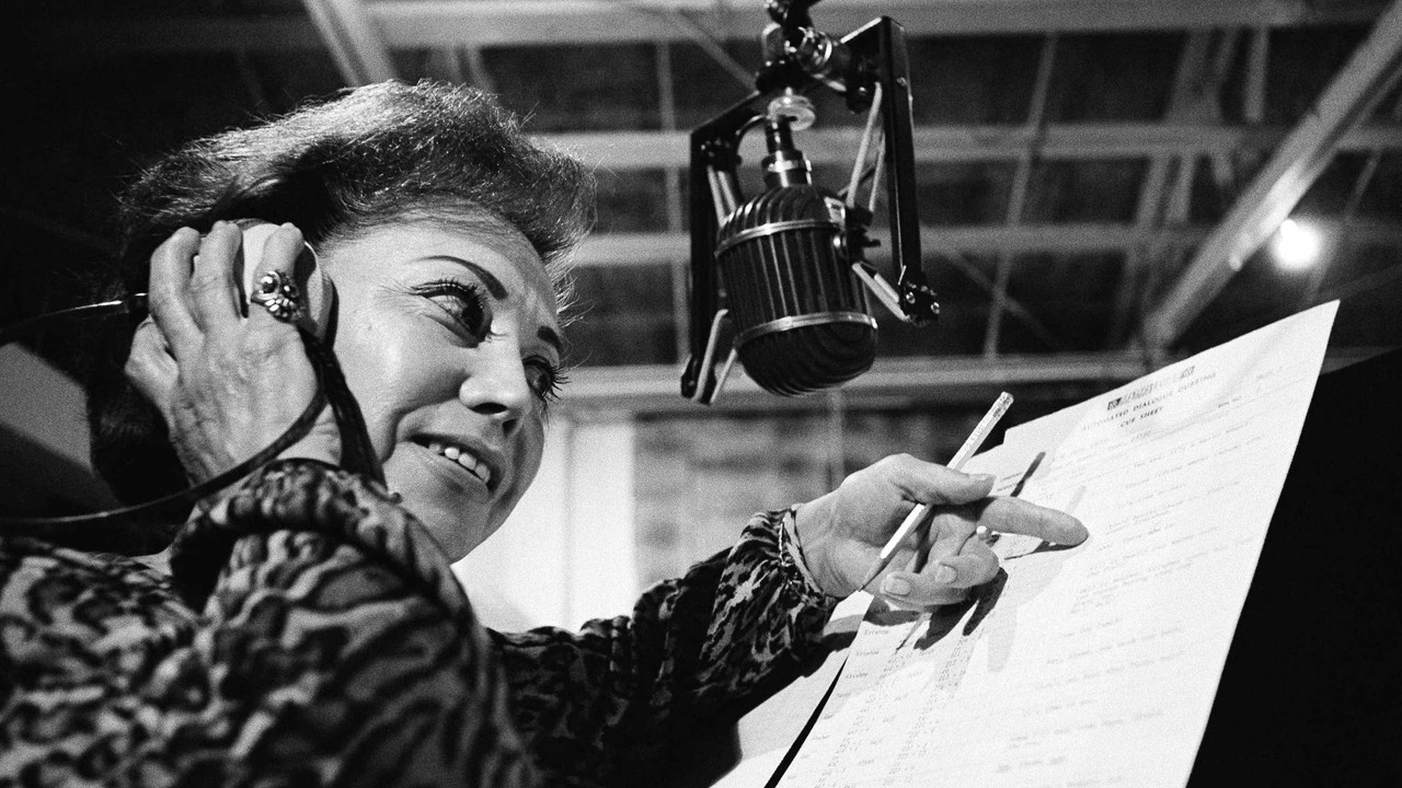 The One and Only June Foray backdrop