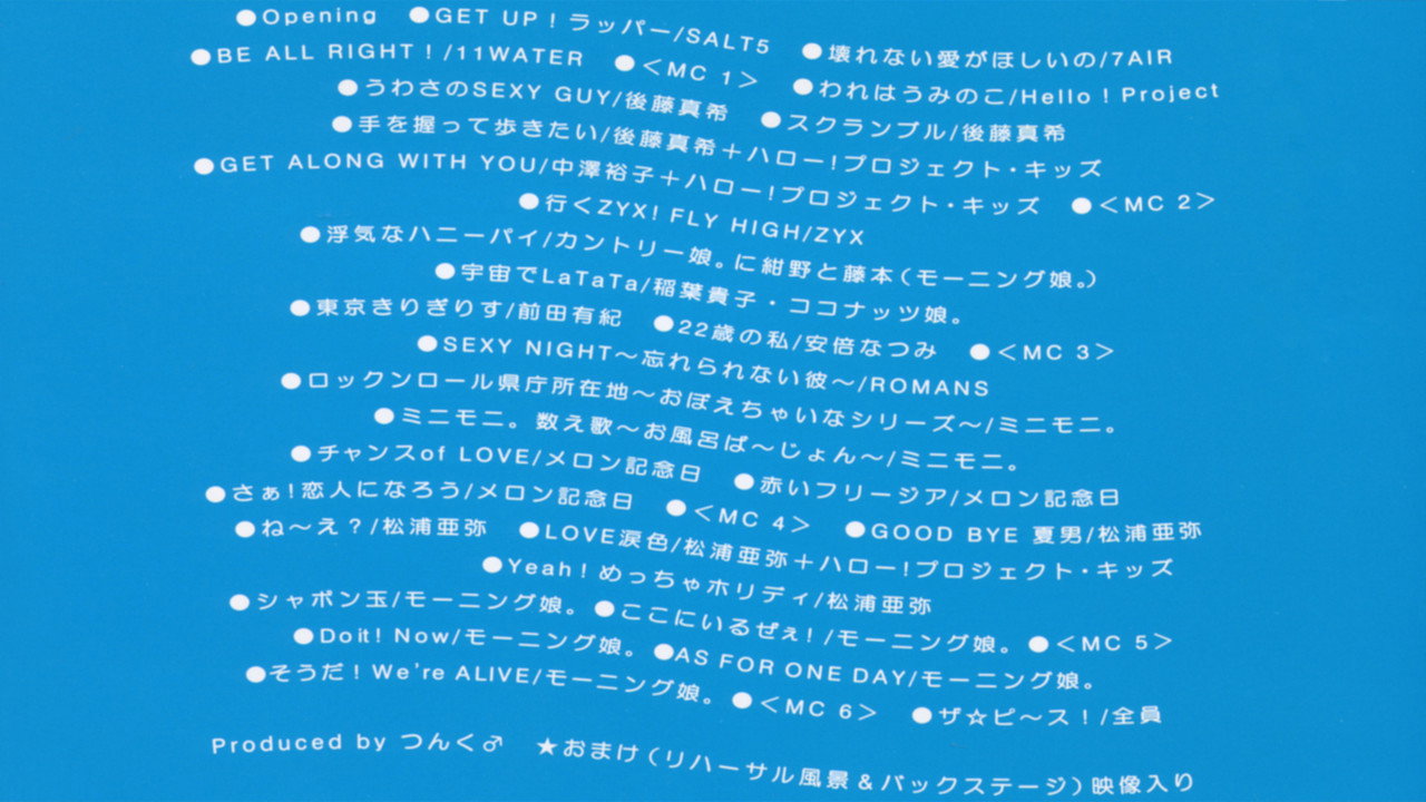 Hello! Project 2003 Summer ~Yossha! Bikkuri Summer!!~ backdrop