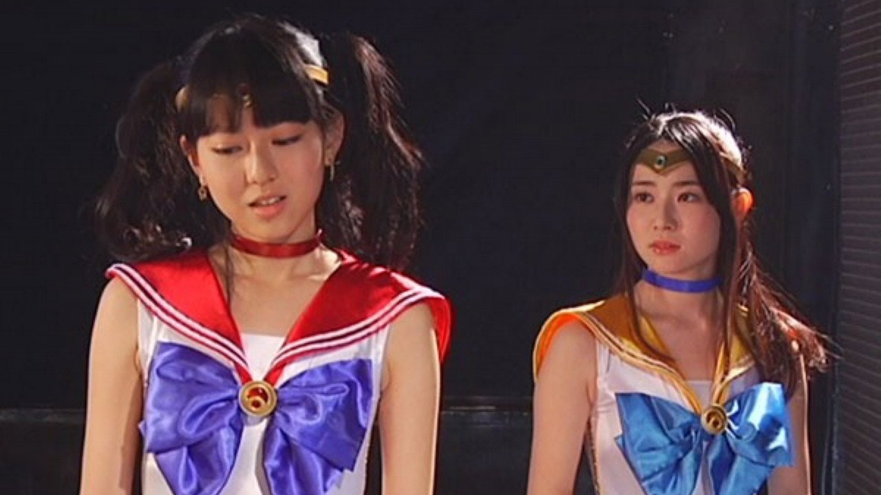 Gravure Heroine In Danger!! - Beautiful Girl Fighter Sailor Angels backdrop