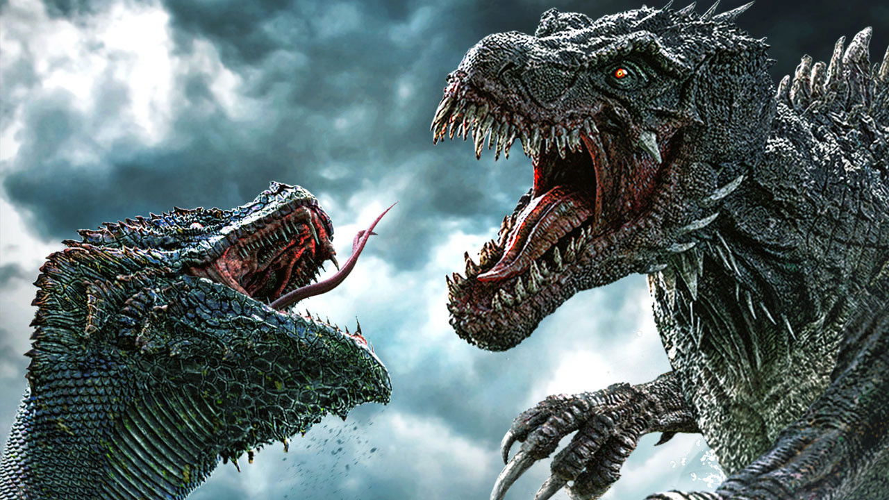 Snake 3: Dinosaur vs. Python backdrop