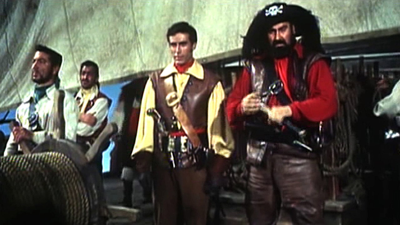 The Masked Man Against the Pirates backdrop