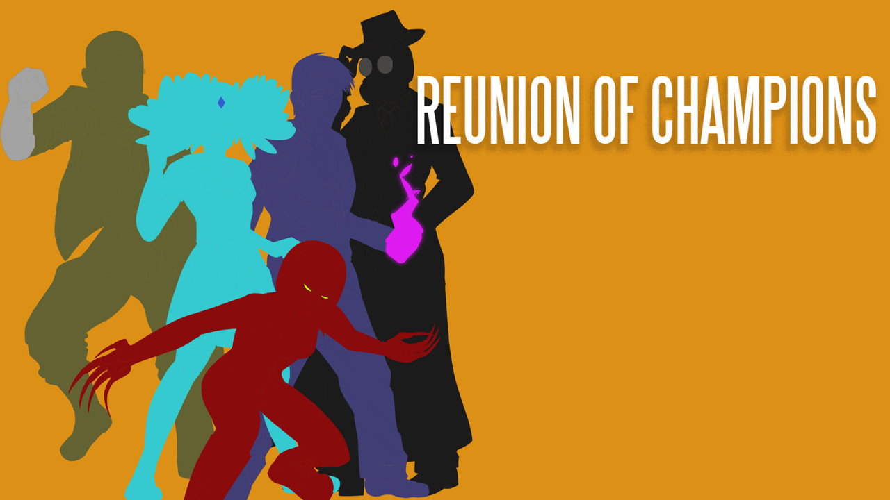 Reunion of Champions backdrop