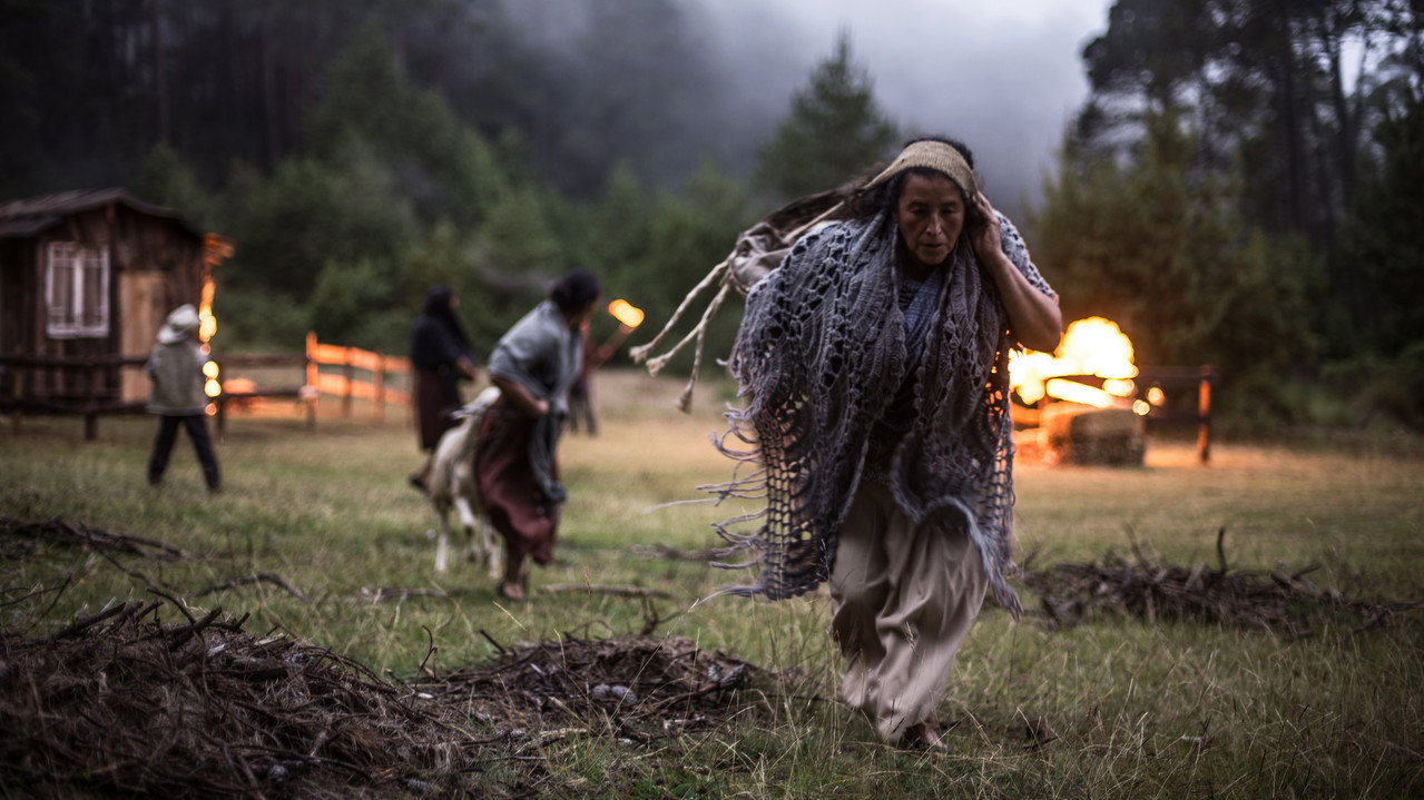 Mujeres del alba backdrop