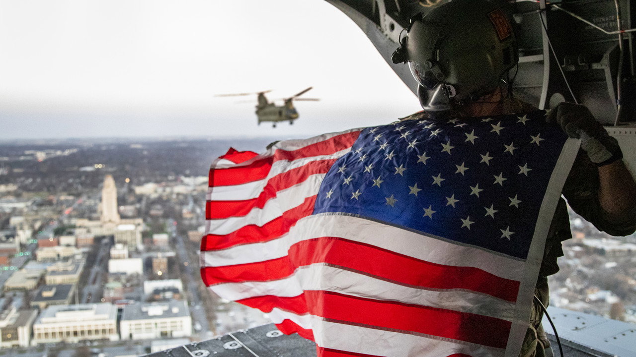 The Real American backdrop