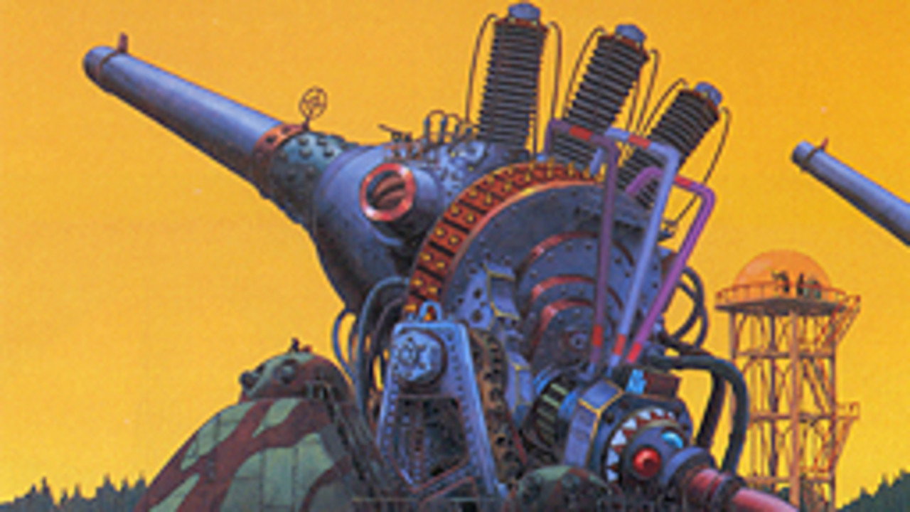 The Invention of Imaginary Machines of Destruction backdrop