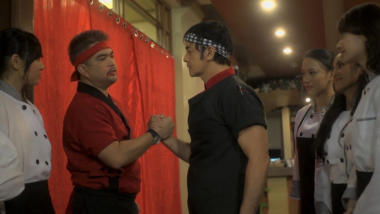 The Fighting Chefs backdrop