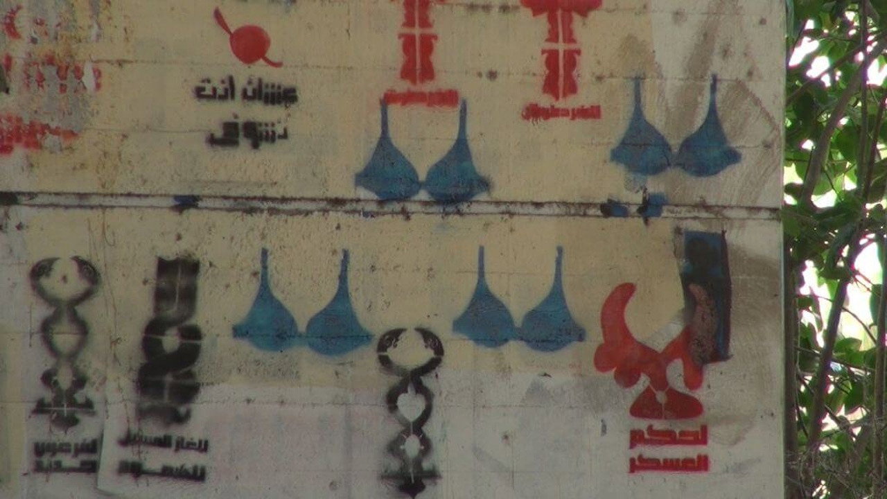 In Bed with the Arab Spring backdrop