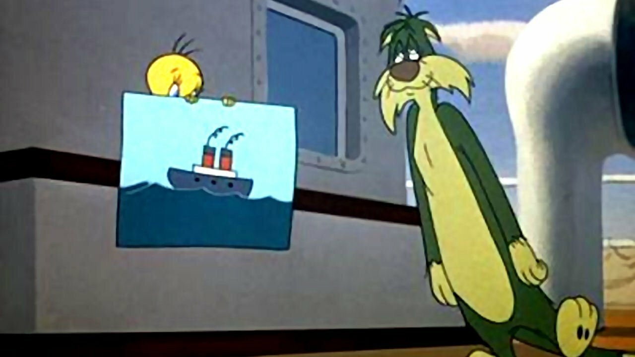 Tweety's S.O.S. backdrop