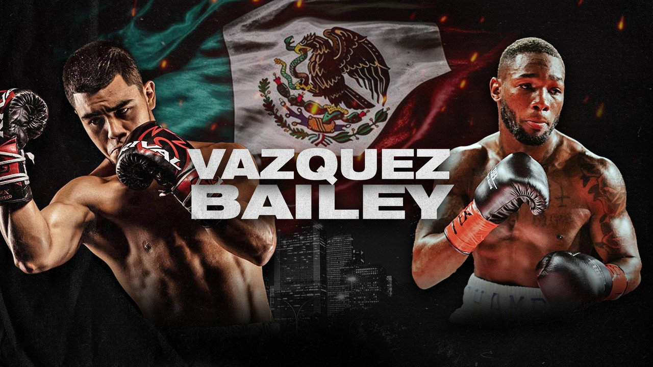 Edward Vazquez vs. Daniel Bailey backdrop