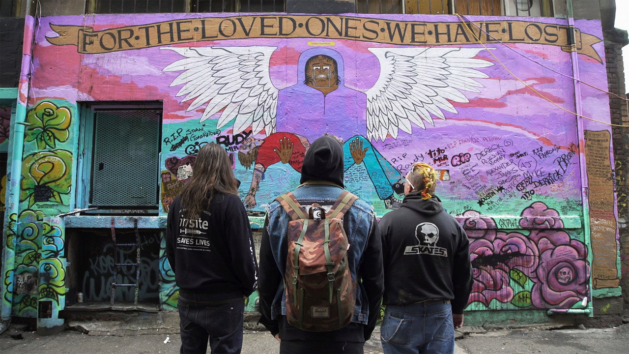 Love in the Time of Fentanyl backdrop